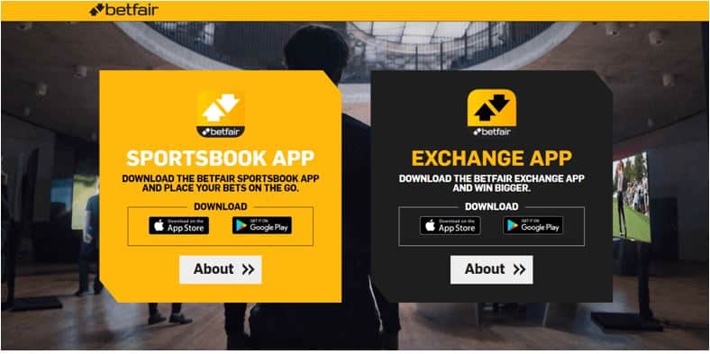 Betfair Mobile Page 